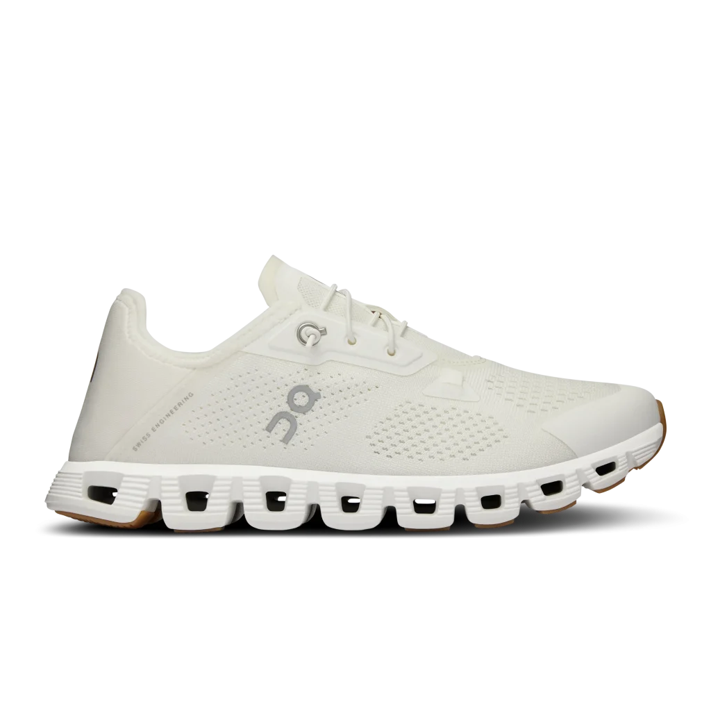 On Cloud 5 Coast All White Shoes