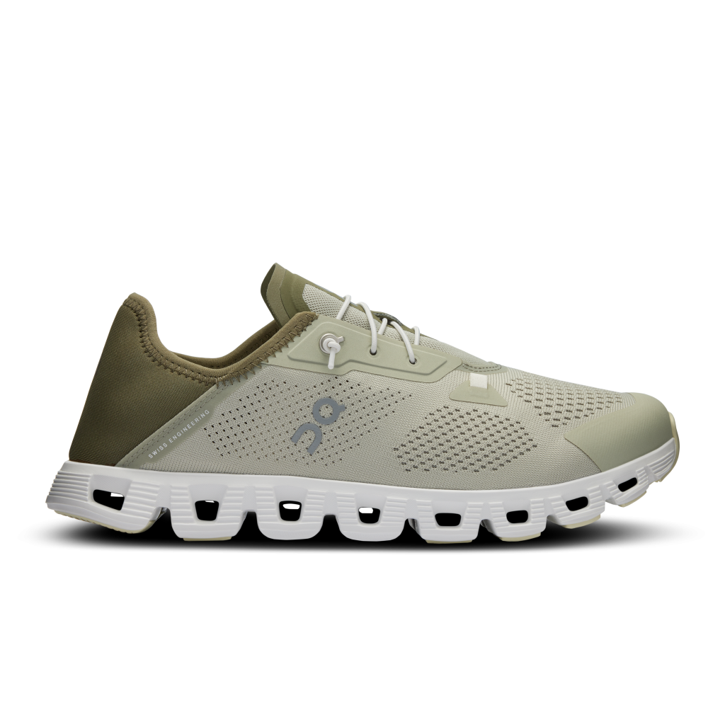 On Cloud 5 Coast Chalk Olive Shoes