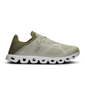 On Cloud 5 Coast Chalk Olive Shoes