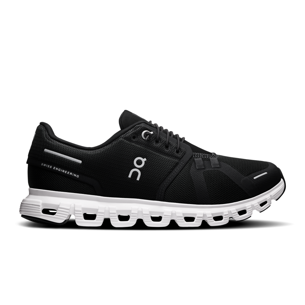 On Cloud 6 Black White Shoes
