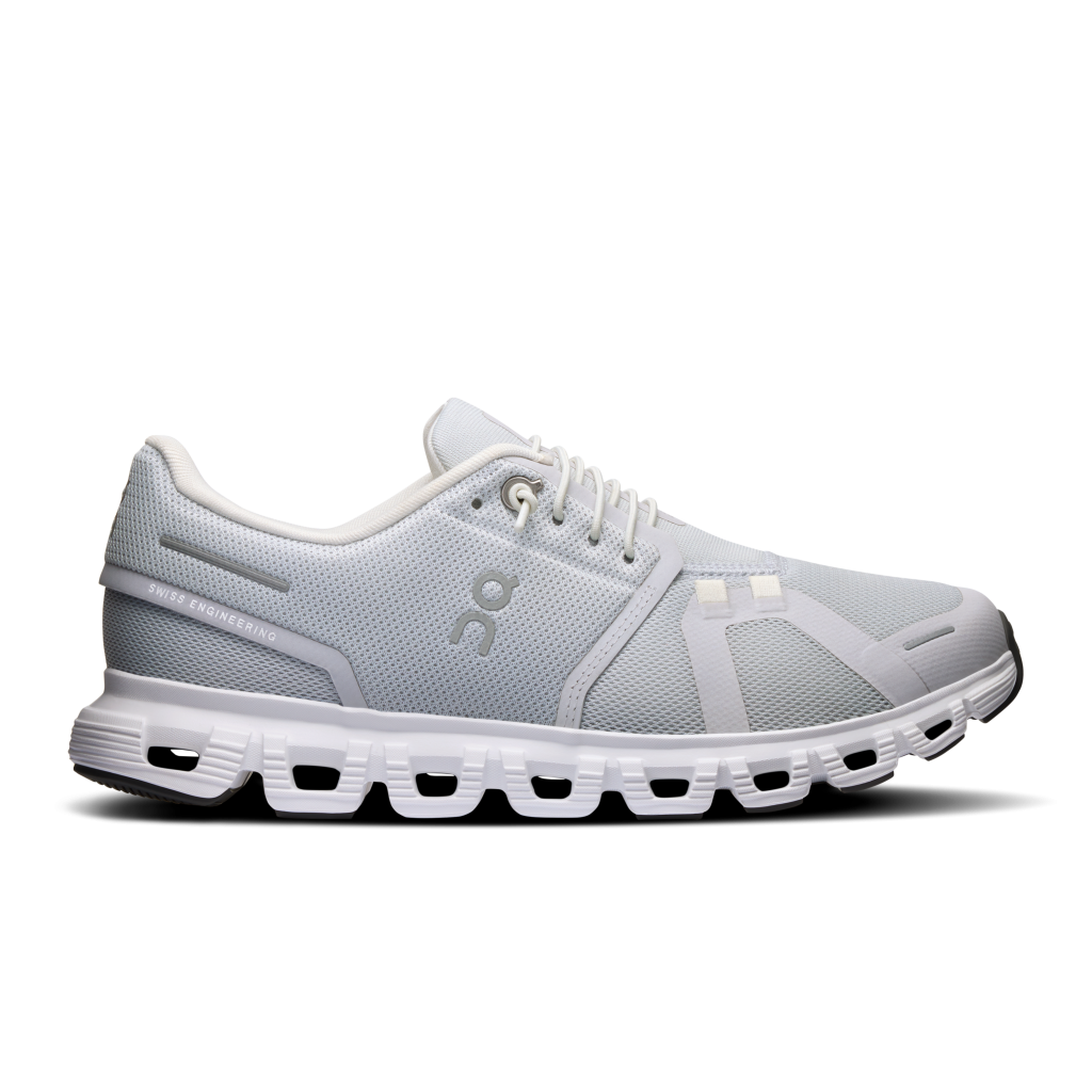 On Cloud 6 Glacier White Shoes