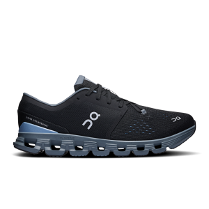 On Cloud X 4 Black Chambray Shoes