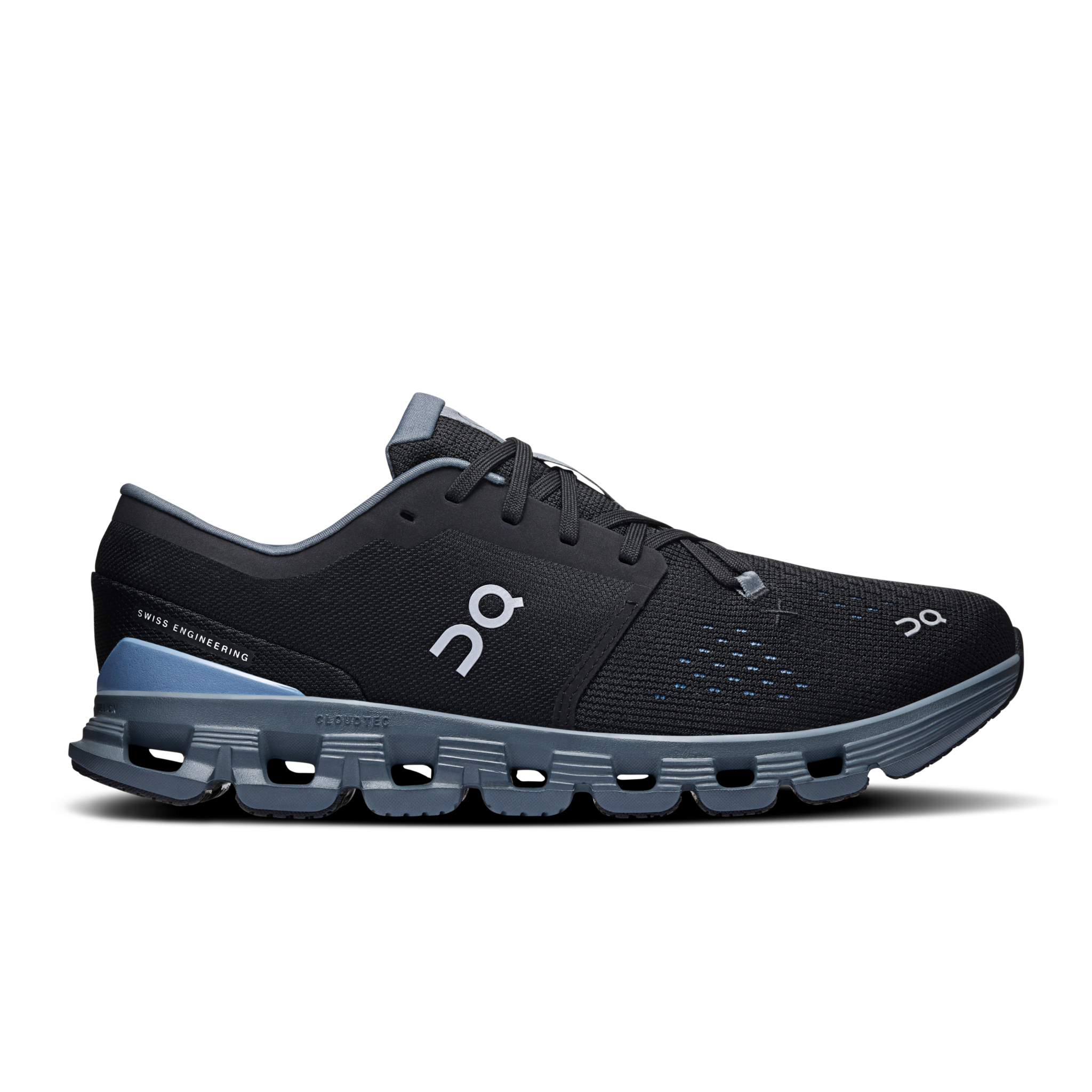 On Cloud X 4 Black Chambray Shoes On Cloud X 4 Black Chambray Shoes