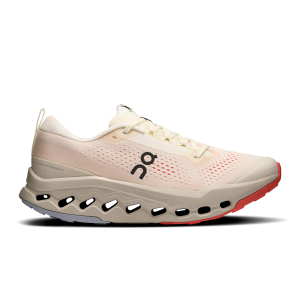 On Cloudsurfer Trail 2 Ghost Ivory Shoes